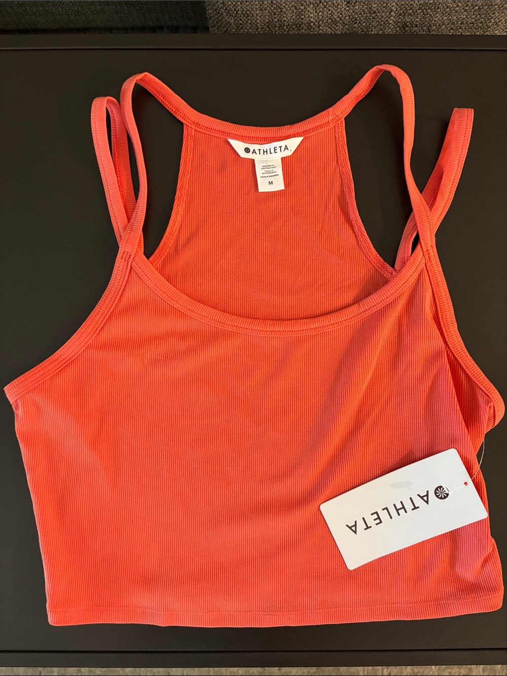 Athleta Signature Rib Wide Binding Tank